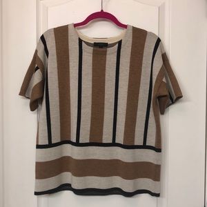 J Crew merino wool short sleeve sweater